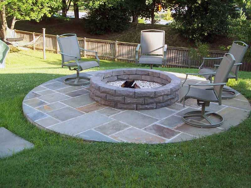 Long Island Paver Firepit City Wide, Can You Build A Fire Pit On Pavers